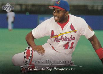 #35 Terry Bradshaw - Louisville Redbirds - 1995 Upper Deck Minor League Baseball
