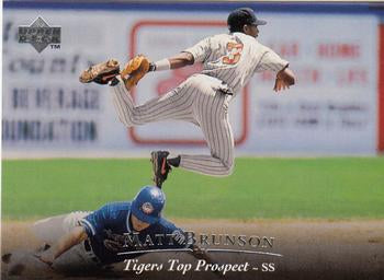 #39 Matt Brunson - Fayetteville Generals - 1995 Upper Deck Minor League Baseball