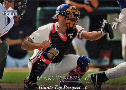 #158 Marcus Jensen - San Jose Giants - 1995 Upper Deck Minor League Baseball