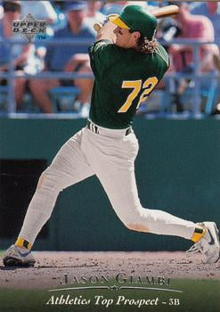 #9 Jason Giambi - Tacoma Tigers - 1995 Upper Deck Minor League Baseball
