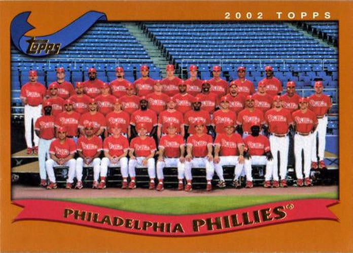 #662 Philadelphia Phillies - Philadelphia Phillies - 2002 Topps Baseball