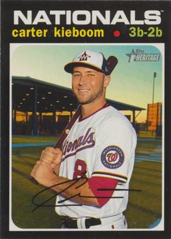 #662 Carter Kieboom - Washington Nationals - 2020 Topps Heritage Baseball
