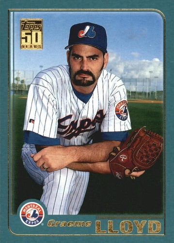 #663 Graeme Lloyd - Montreal Expos - 2001 Topps Baseball