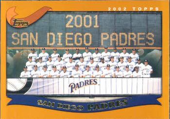 #664 San Diego Padres - San Diego Padres - 2002 Topps Baseball