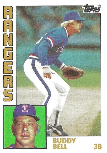 #665 Buddy Bell - Texas Rangers - 1984 Topps Baseball