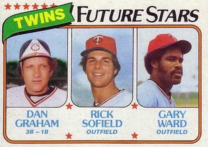 #669 Twins Future Stars Dan Graham / Rick Sofield / Gary Ward - Minnesota Twins - 1980 Topps Baseball