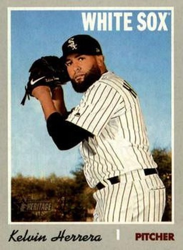 #669 Kelvin Herrera - Chicago White Sox - 2019 Topps Heritage Baseball