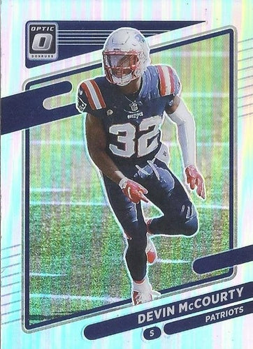 #66 Devin McCourty - New England Patriots - 2021 Donruss Optic - Holo Football