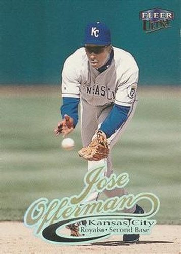 #66 Jose Offerman - Kansas City Royals - 1999 Ultra Baseball