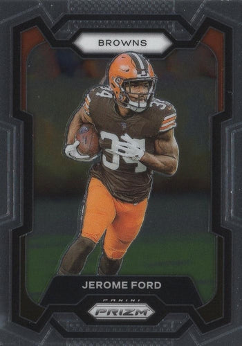 #66 Jerome Ford - Cleveland Browns - 2023 Panini Prizm Football