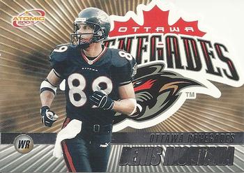#66 Denis Montana - Ottawa Renegades - 2003 Pacific Atomic CFL Football