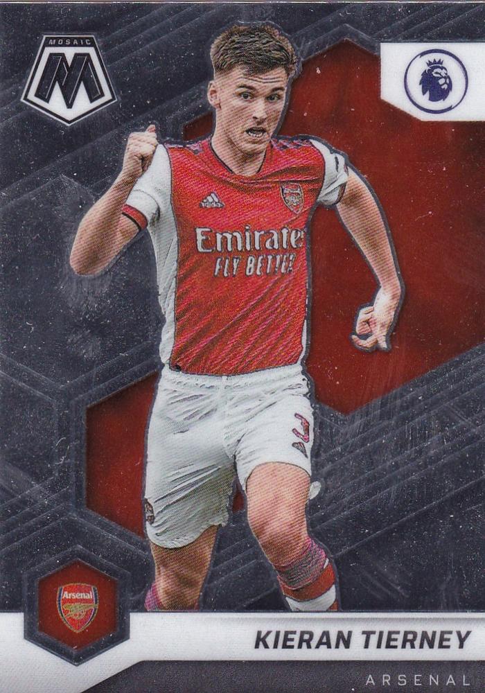 #66 Kieran Tierney - Arsenal FC - 2021-22 Panini Mosaic Premier League Soccer