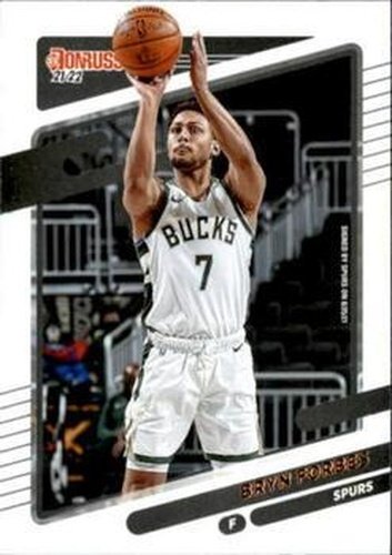 #66 Bryn Forbes - San Antonio Spurs - 2021-22 Donruss Basketball