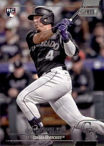 #66 Colton Welker - Colorado Rockies - 2022 Stadium Club Baseball