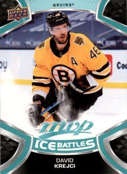#66 David Krejci - Boston Bruins - 2021-22 Upper Deck MVP - Ice Battles Hockey