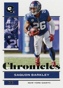 #66 Saquon Barkley - New York Giants - 2021 Panini Chronicles Football