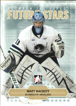 #66 Matt Hackett - Plymouth Whalers - 2009-10 In The Game Between The Pipes Hockey