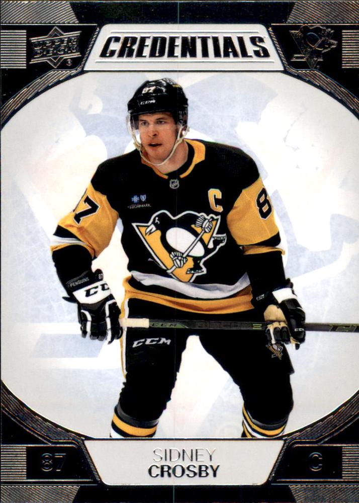 #66 Sidney Crosby - Pittsburgh Penguins - 2022-23 Upper Deck Credentials Hockey