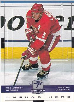 #66 Nicklas Lidstrom - Detroit Red Wings - 1999-00 Upper Deck Wayne Gretzky Hockey