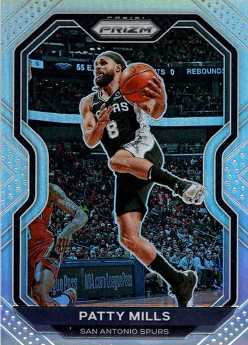 #66 Patty Mills - San Antonio Spurs - 2020-21 Panini Prizm - Silver Prizms Basketball