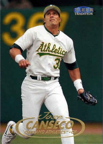 #66 Jose Canseco - Oakland Athletics - 1998 Fleer Tradition Baseball