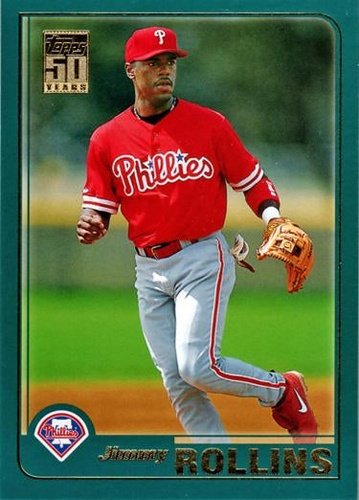 #T66 Jimmy Rollins - Philadelphia Phillies - 2001 Topps Traded & Rookies Baseball