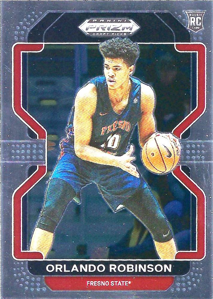 #66 Orlando Robinson - Fresno State Bulldogs - 2022 Panini Prizm Draft Picks Basketball