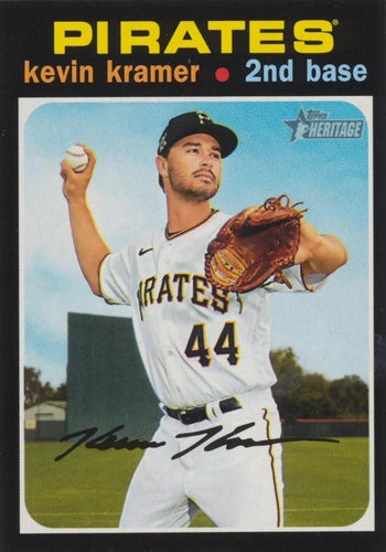 #670 Kevin Kramer - Pittsburgh Pirates - 2020 Topps Heritage Baseball