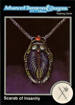 #672 Scarab of Insanity - 1991 TSR Advanced Dungeons & Dragons - Silver