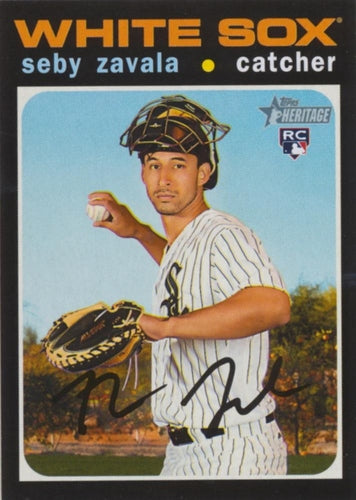 #674 Seby Zavala - Chicago White Sox - 2020 Topps Heritage Baseball