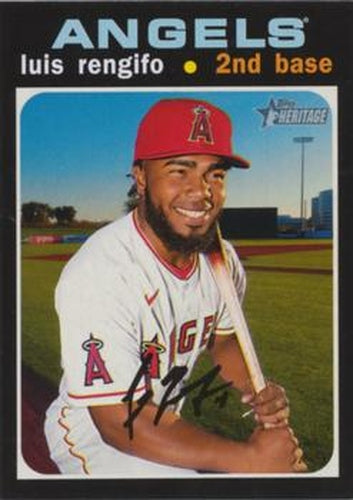 #675 Luis Rengifo - Los Angeles Angels - 2020 Topps Heritage Baseball