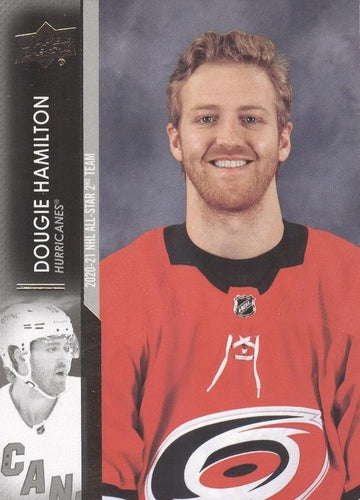 #676 Dougie Hamilton - Carolina Hurricanes - 2021-22 Upper Deck Hockey