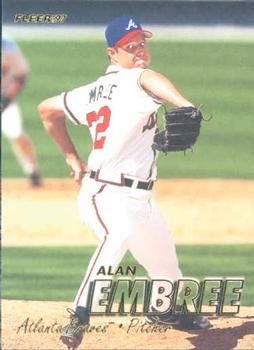 #676 Alan Embree - Atlanta Braves - 1997 Fleer Baseball