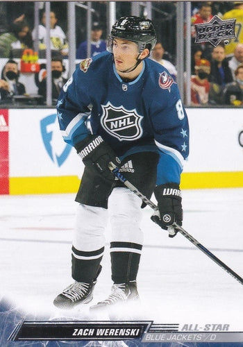 #679 Zach Werenski - Columbus Blue Jackets - 2022-23 Upper Deck Hockey