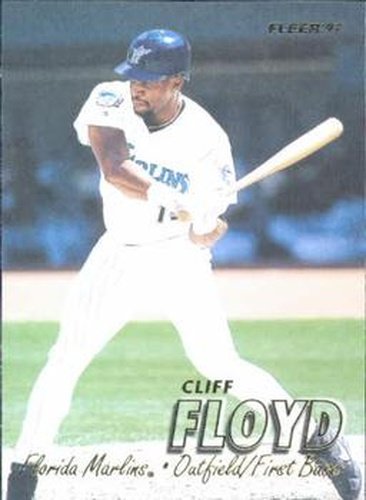 #679 Cliff Floyd - Florida Marlins - 1997 Fleer Baseball