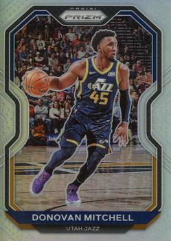 #67 Donovan Mitchell - Utah Jazz - 2020-21 Panini Prizm - Silver Prizms Basketball