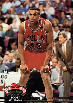 #67 Scott Williams - Chicago Bulls - 1992-93 Stadium Club Basketball