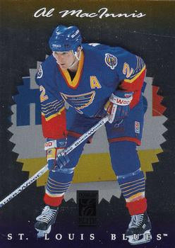 #67 Al MacInnis - St. Louis Blues - 1996-97 Donruss Elite Hockey