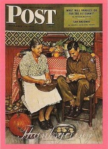 #67 Thanksgiving - 1993 Comic Images Norman Rockwell Saturday Evening Post