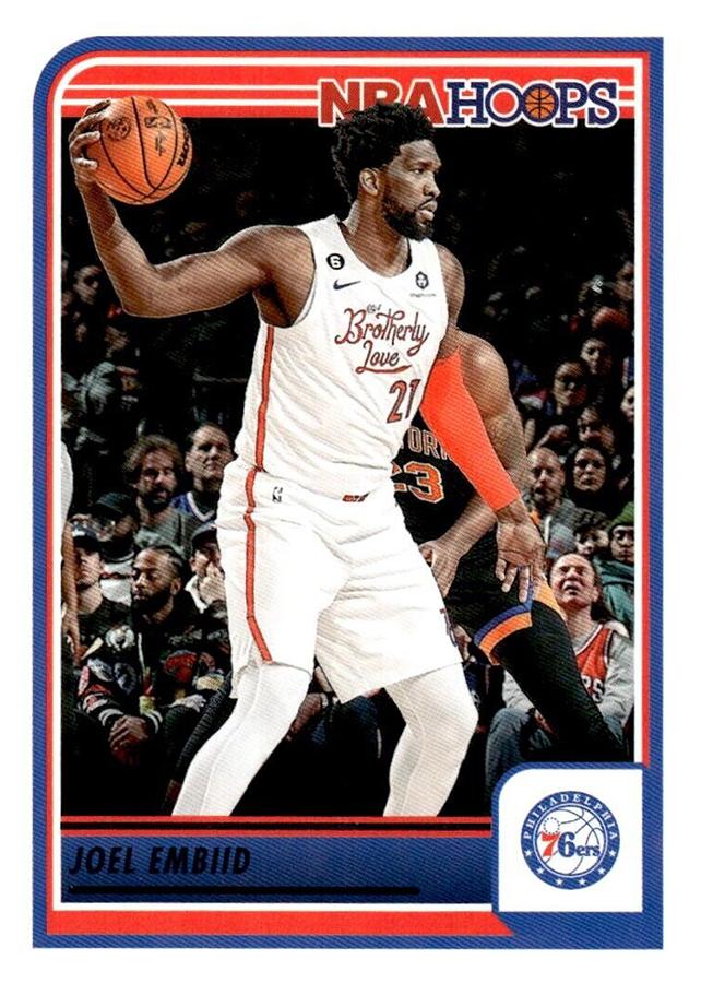 #67 Joel Embiid - Philadelphia 76ers - 2023-24 Hoops Basketball
