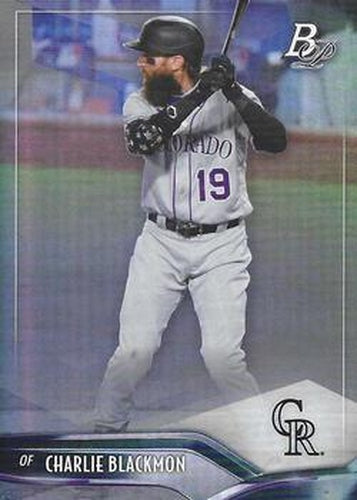 #67 Charlie Blackmon - Colorado Rockies - 2021 Bowman Platinum Baseball