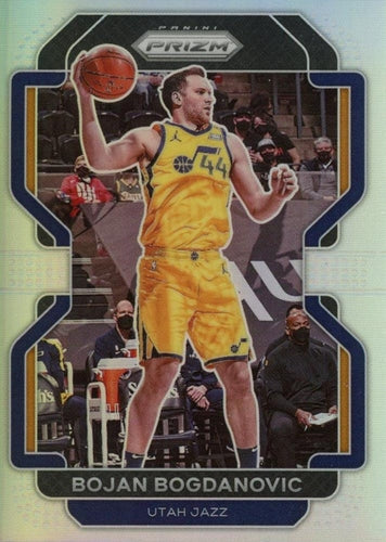 #67 Bojan Bogdanovic - Utah Jazz - 2021-22 Panini Prizm - Silver Basketball