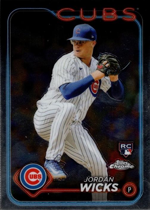 #67 Jordan Wicks - Chicago Cubs - 2024 Topps Chrome Baseball