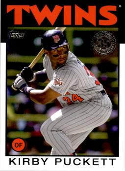 #86B-67 Kirby Puckett - Minnesota Twins - 2021 Topps - 1986 Topps Baseball 35th Anniversary Series One Baseball