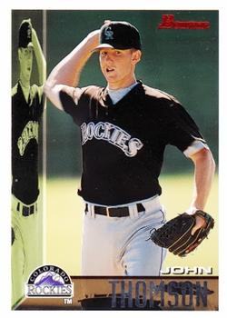 #67 John Thomson - Colorado Rockies - 1995 Bowman Baseball