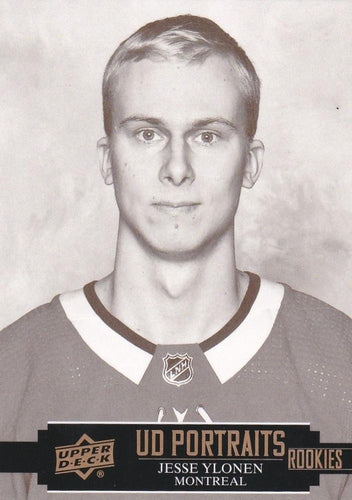 #P-67 Jesse Ylonen - Montreal Canadiens - 2021-22 Upper Deck - UD Portraits Hockey