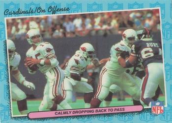 #67 Calmly Dropping Back to Pass Offense - St. Louis Cardinals - 1986 Fleer Team Action Football