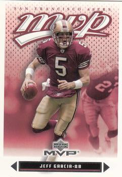 #67 Jeff Garcia - San Francisco 49ers - 2003 Upper Deck MVP Football