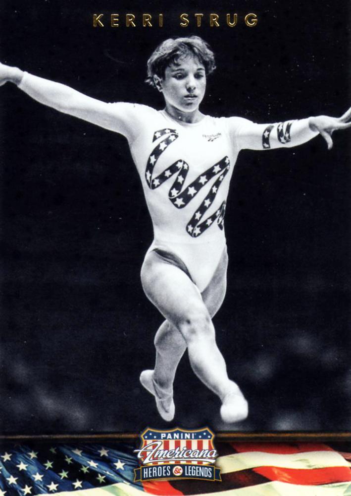 #67 Kerri Strug - 2012 Panini Americana Heroes & Legends