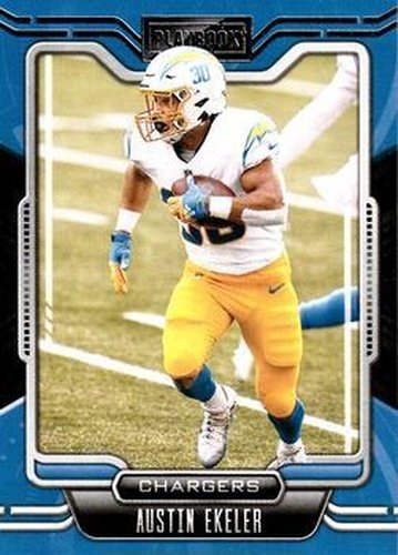 #67 Austin Ekeler - Los Angeles Chargers - 2021 Panini Playbook Football